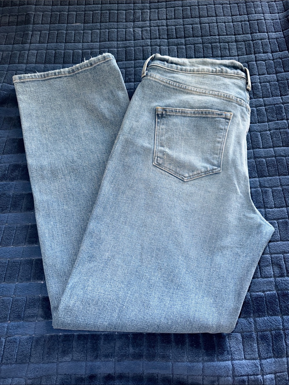 AYR Light Blue Straight Leg Denim Jeans - Picture 12 of 12